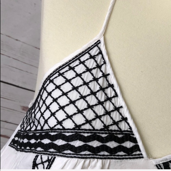 A.Peach Boho Fringe Cami Racerback Top Size Medium - Picture 3 of 7